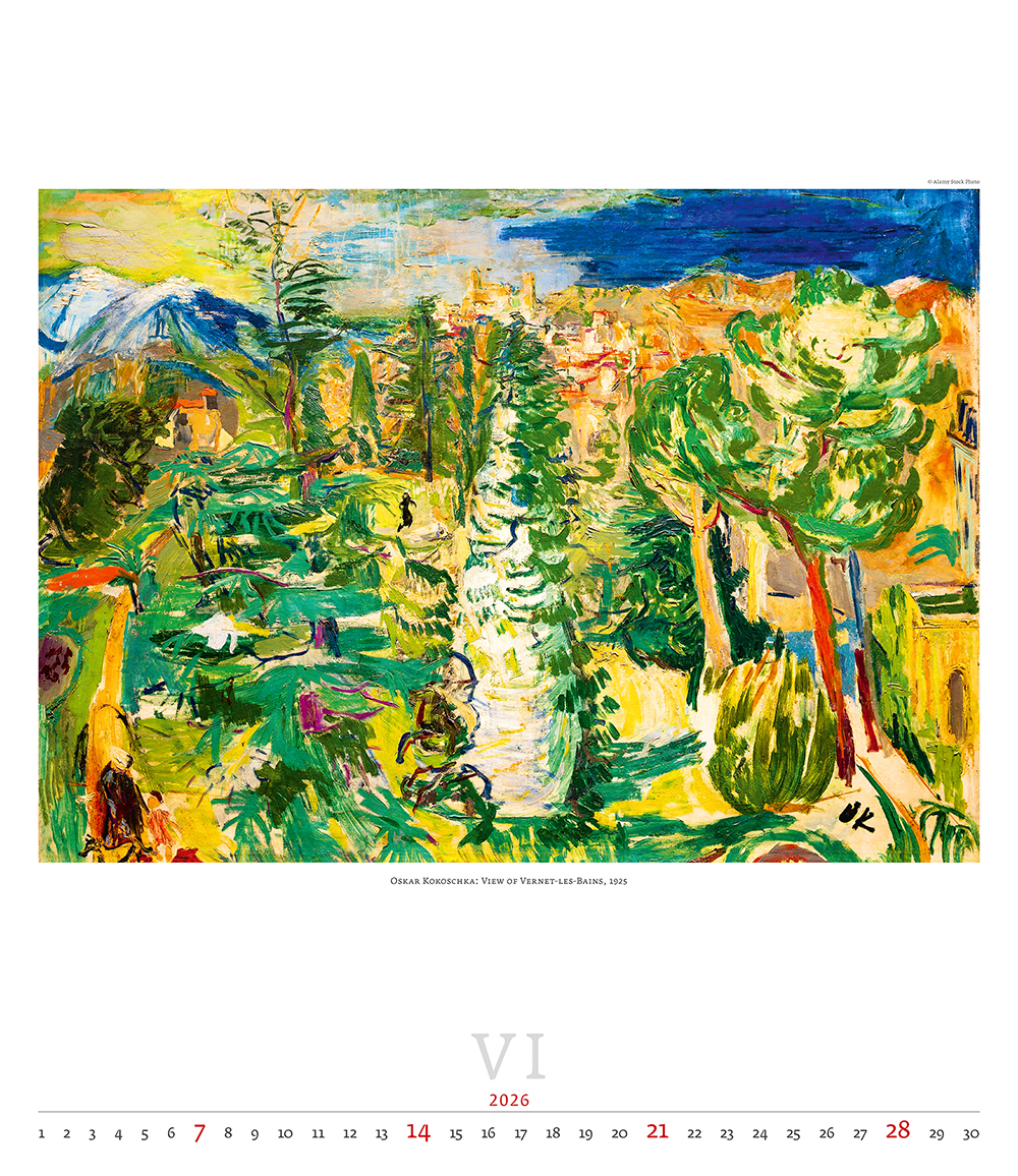 Kalendář Expressionism