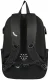 Černý městský batoh Baggo Flex Heartbeat Black