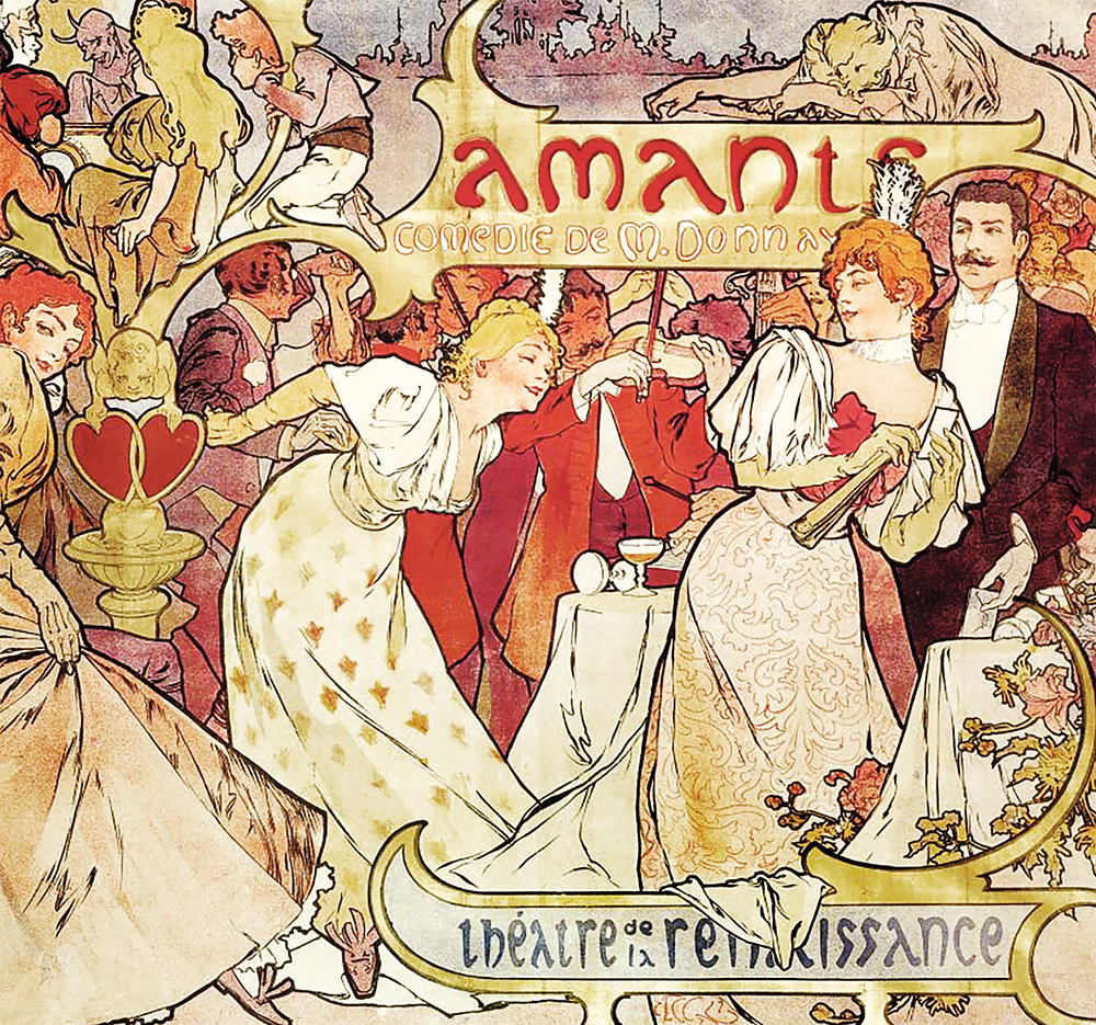 Kalendár Alfons Mucha - viazanka