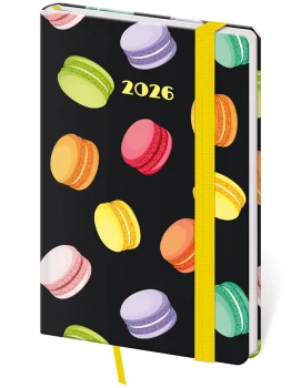 Vreckový diár Vario Macarons s gumičkou