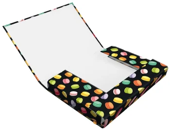 Školský box s klopou A4 Macarons