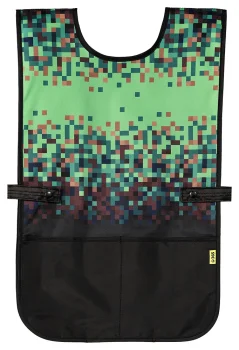 Zástěrka na výtvarnou výchovu pončo Pixel