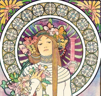 Kalendář Alfons Mucha - vázanka