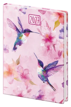 Kapesní diář A7 Vario Lyra Colibri