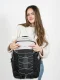 Batoh pro studenty Baggo Flex White Bee