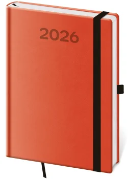 Denní diář A5 Print Pop oranžový