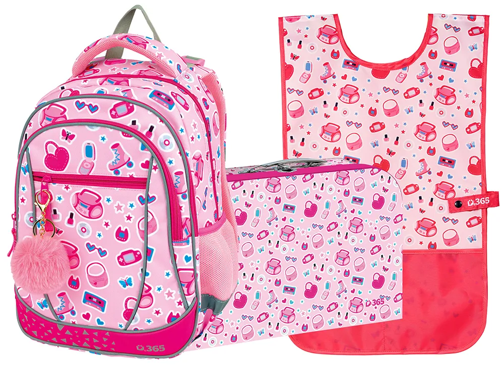 Školní set třídílný Prime Pinky