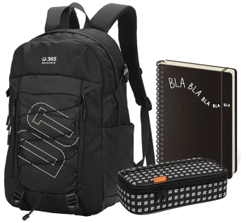 Studentský set Flex Black třídílný