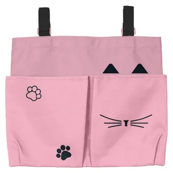 Vreckár na lavicu Cat lady