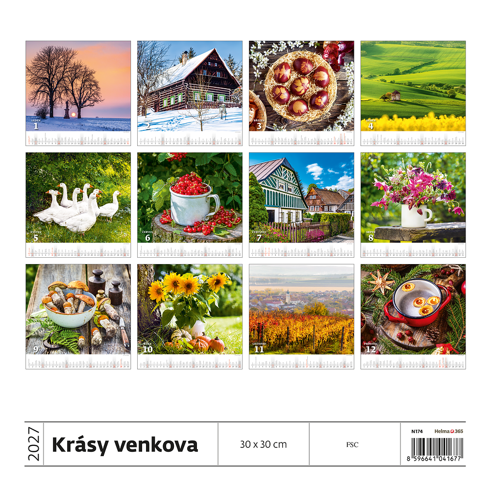 Kalendář Krásy venkova