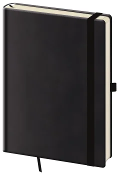 Linkovaný zápisník Print Plus L Black