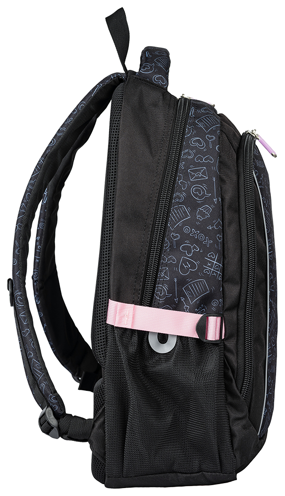 Batoh pro studenty Baggo Groovy Pinky Teenky