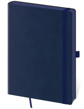 Linkovaný zápisník Memory L Dark Blue