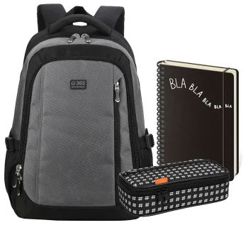 Študentský trojdielny set Groovy Grey