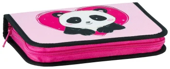 Školní penál jednopatrový Panda Love