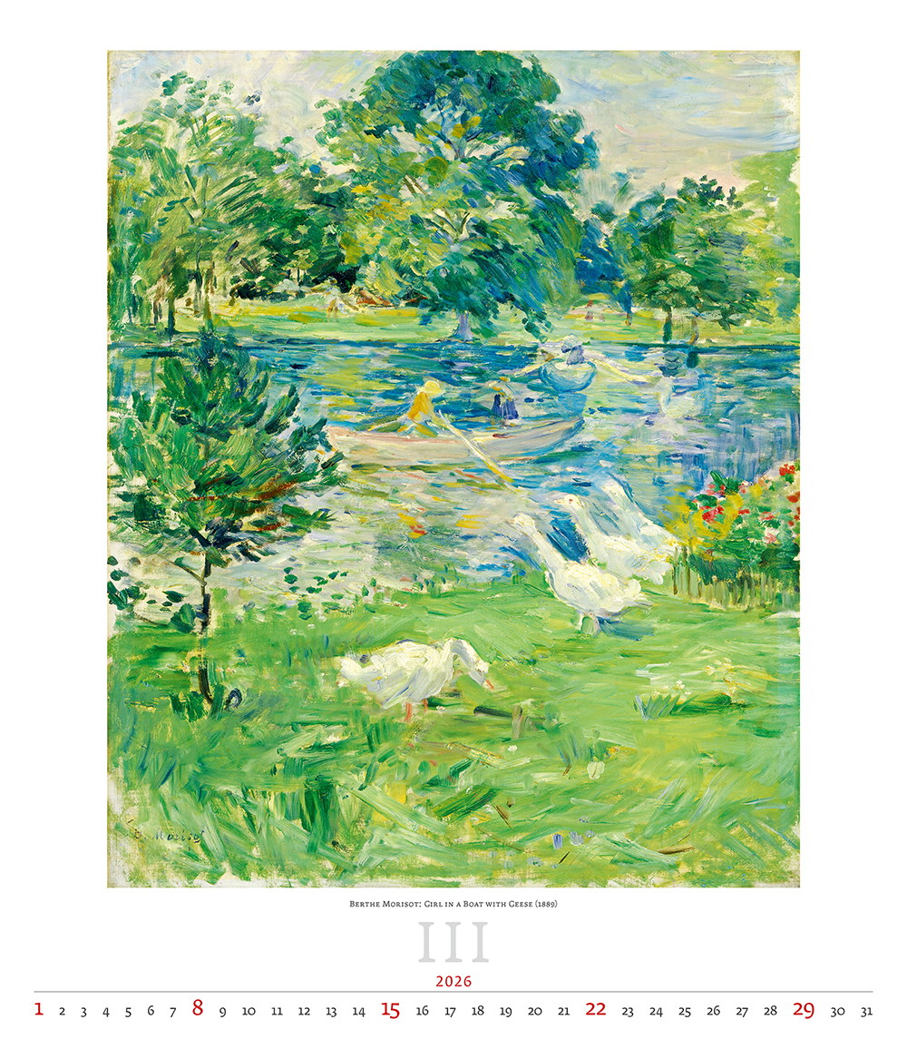 Kalendář Impressionism