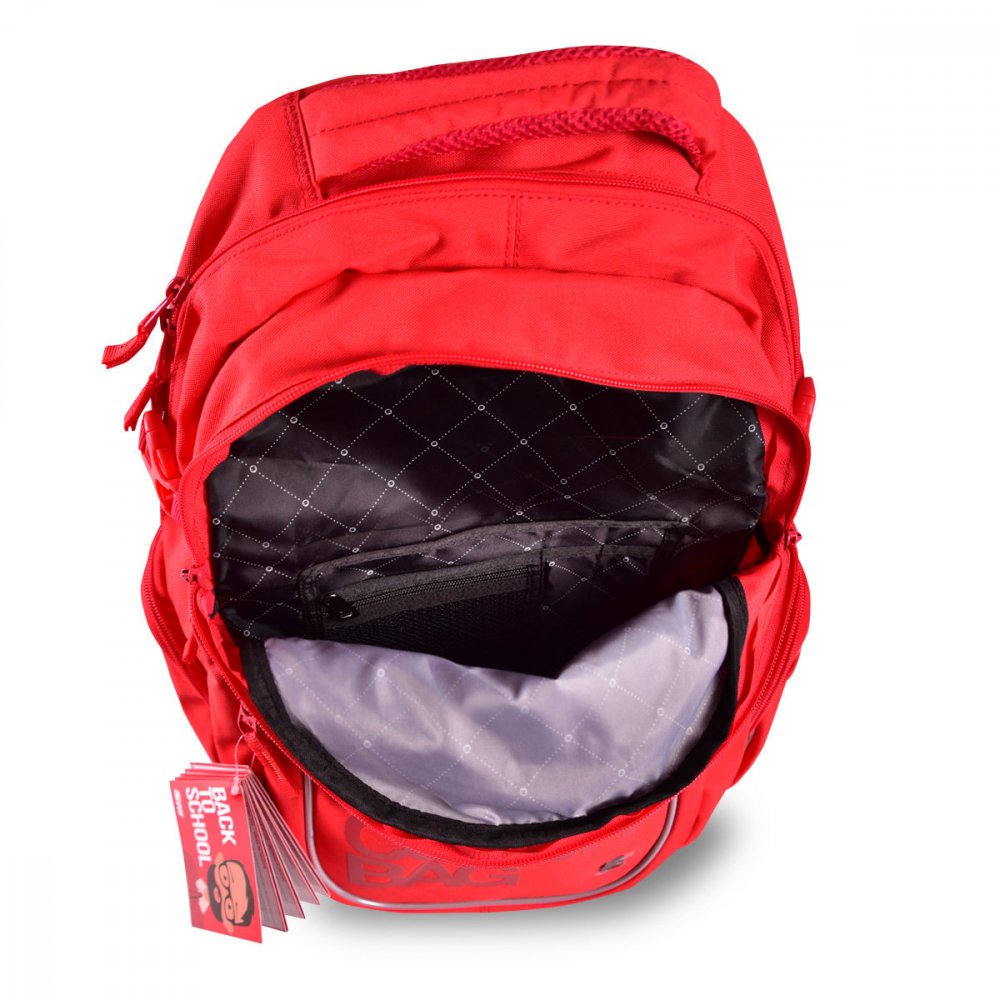 Městský batoh teen One Colour červený