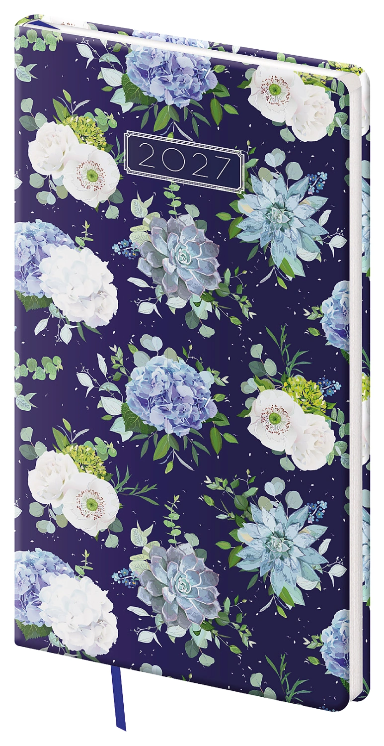 Vreckový diár A6 Vario Lyra Floral