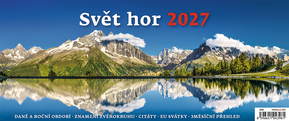 Plánovací kalendář Svět hor
