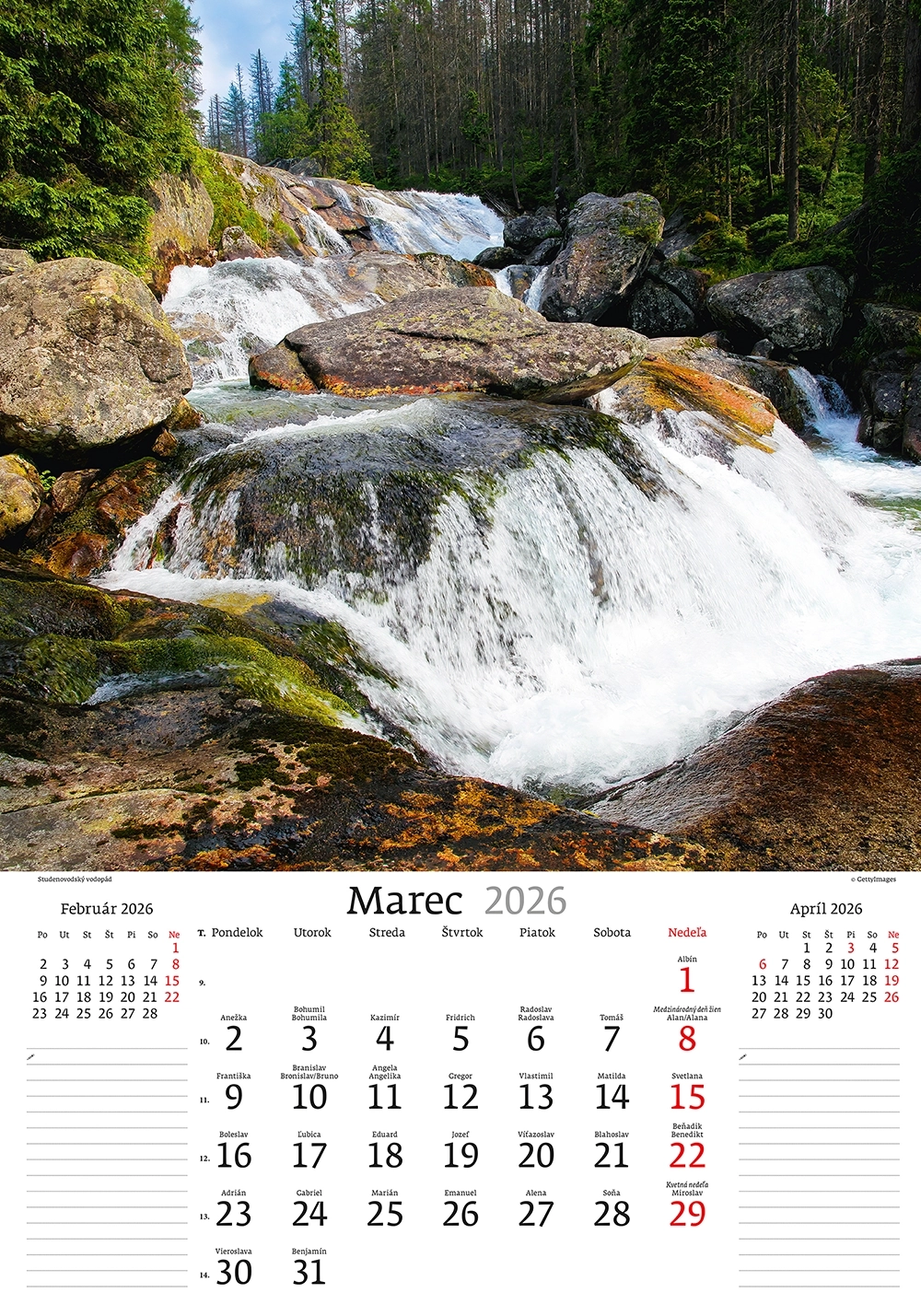 Kalendár Slovenská krajina