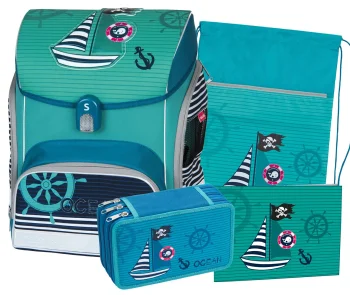 Školní set čtyřdílný Ocean Pirate