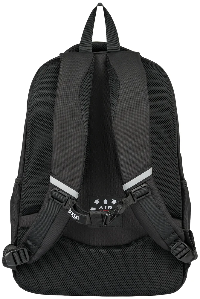 Černý batoh Baggo Brisk Bubag Black-VZOR-LIDA