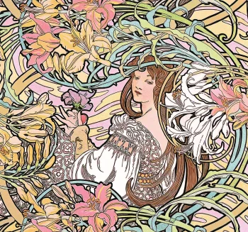 Kalendář Alfons Mucha - vázanka