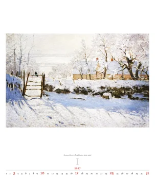 Kalendář Impressionism