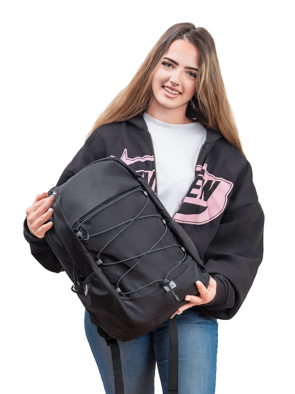 Studentský set Baggo Tweeny Black třídílný