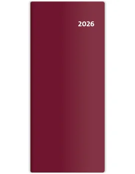 Měsíční diář Torino bordó