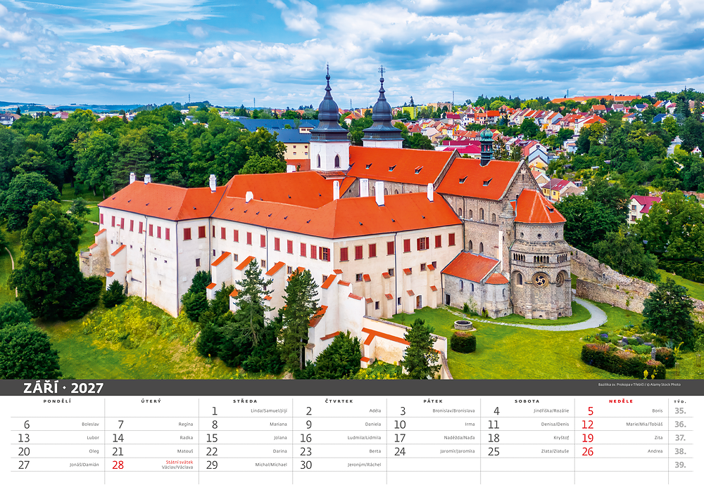 Kalendář Česko mezi oblaky
