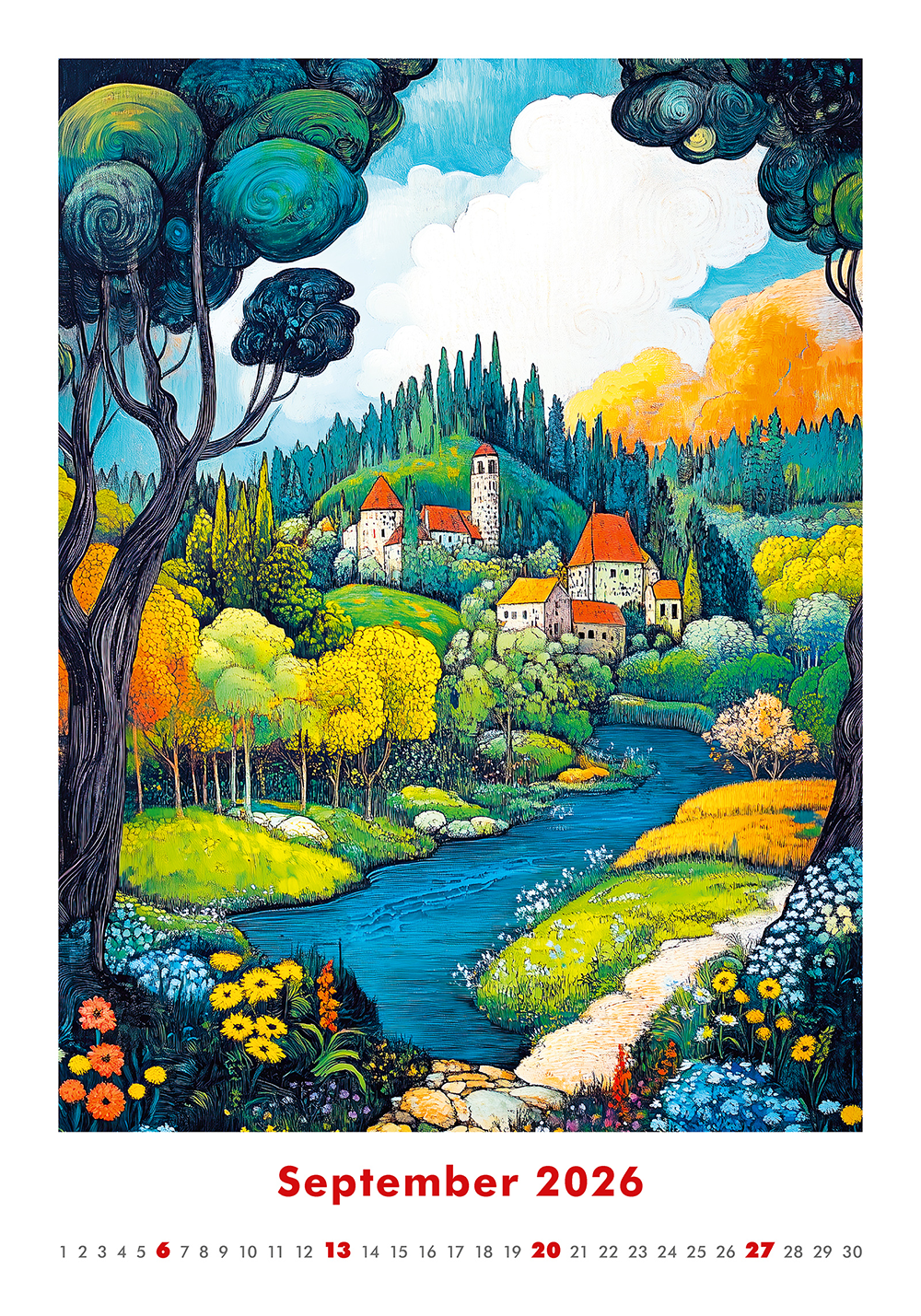 Kalendář Art Naive
