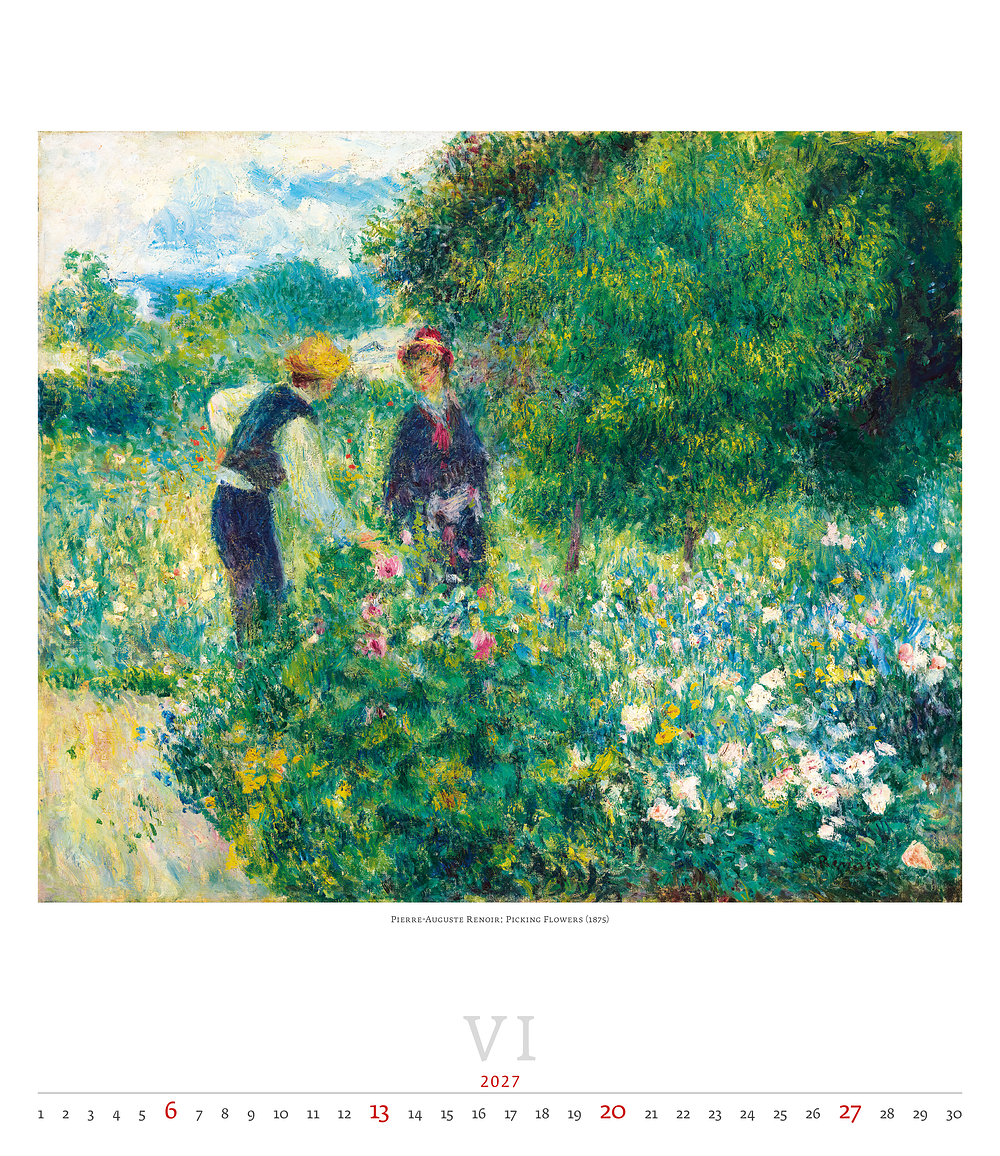Kalendář Impressionism