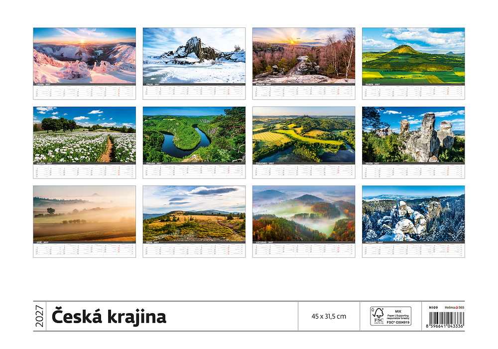 Kalendář Česká krajina