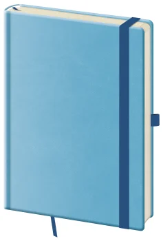 Linkovaný zápisník Print Pop L Light blue