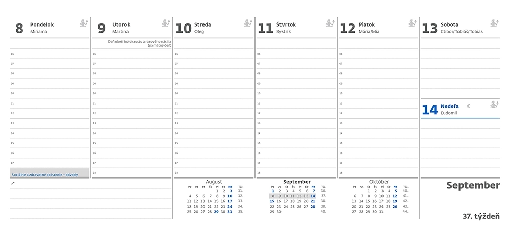 Plánovací kalendár