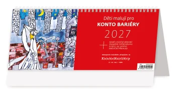 Kalendář Děti malují pro Konto Bariéry