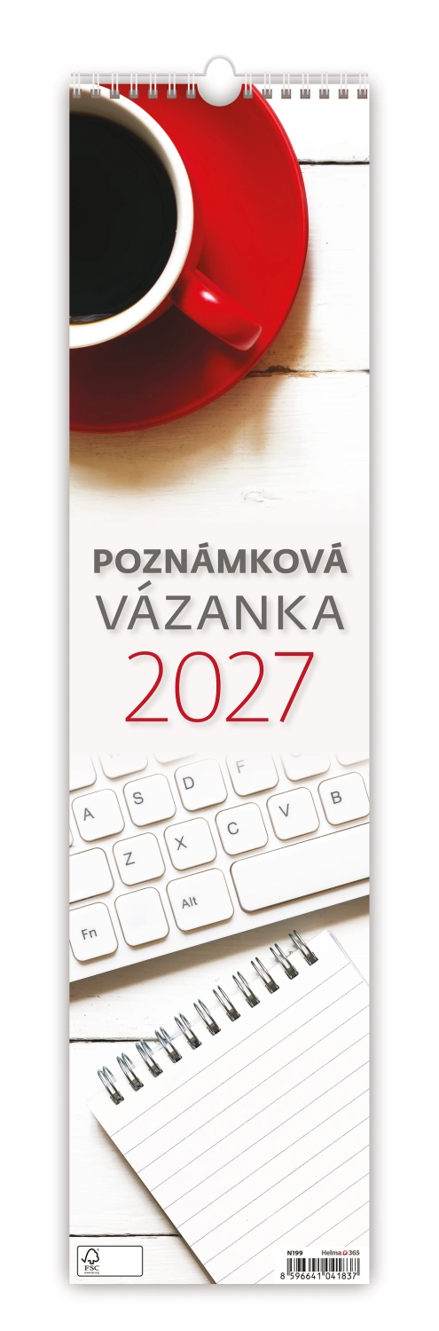 Kalendář Poznámková vázanka