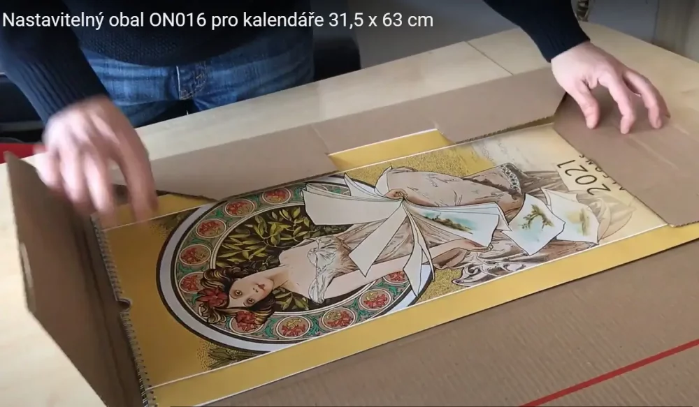 Nastavitelný lepenkový obal pro 2 rozměry
