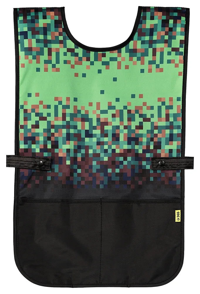 Zástěrka na výtvarnou výchovu pončo Pixel