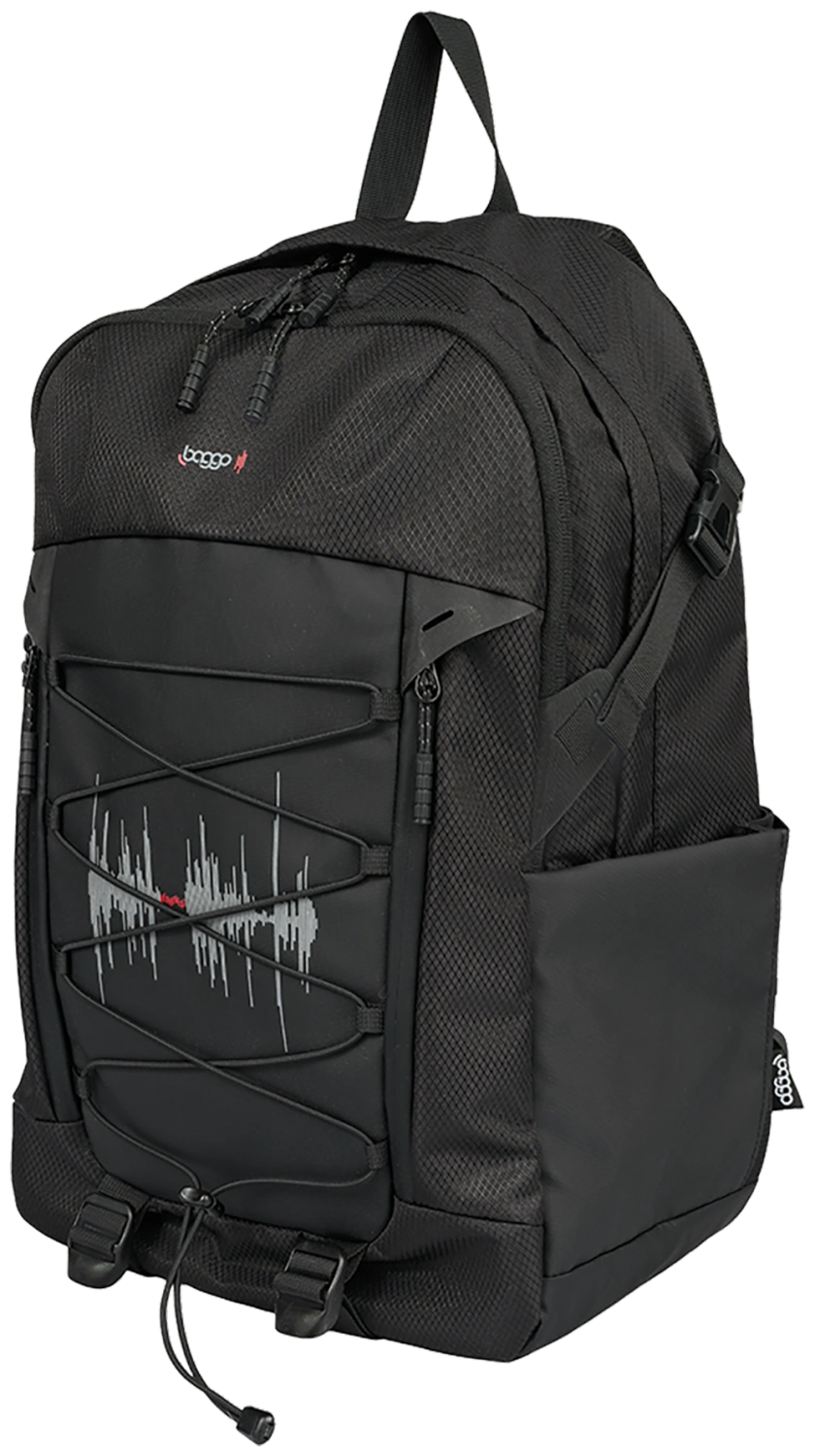 Studentský set Baggo Flex Heartbeat Black třídílný