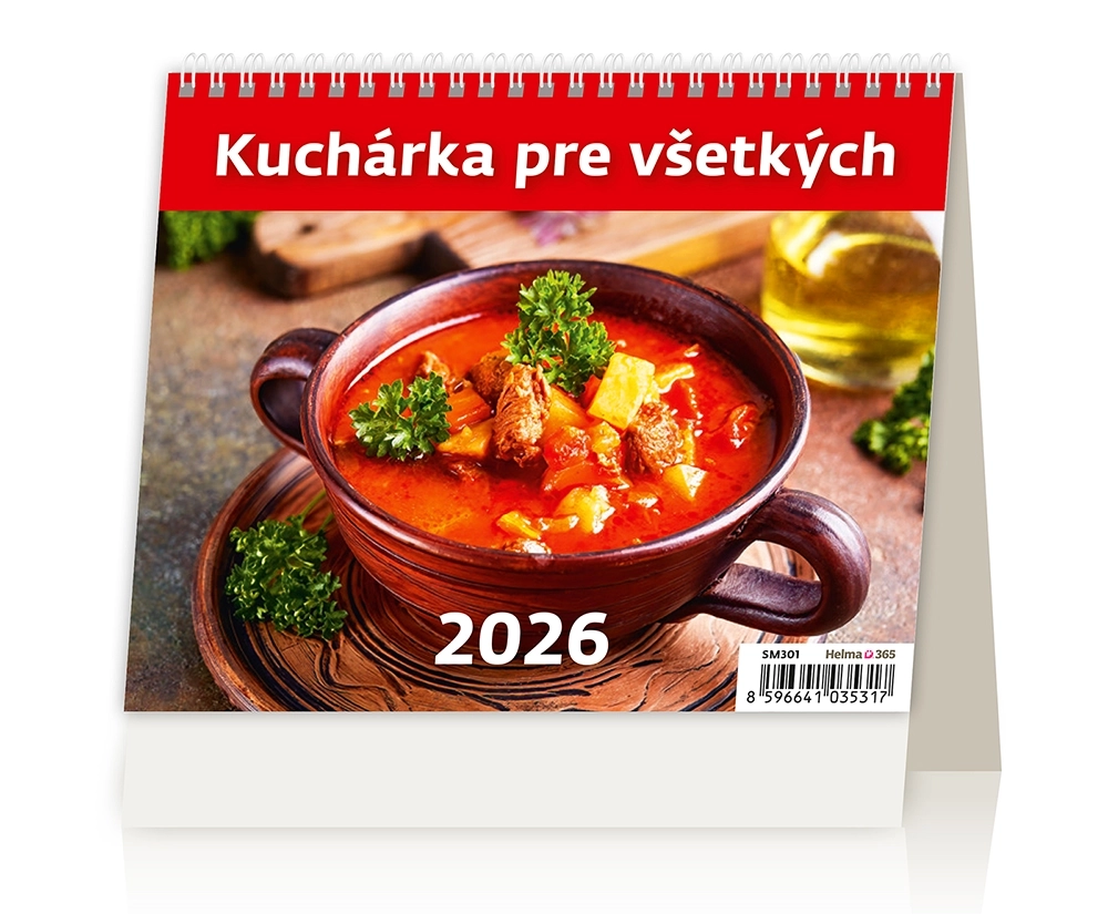 Kalendár Kuchárka pre všetkých