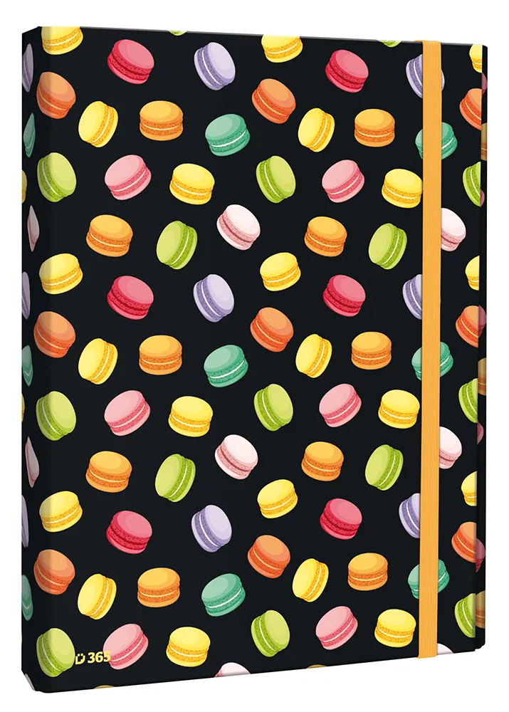 Box na sešity s klopou A4 Macarons