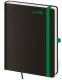 Denný diár A5 Black Green s pútkom Denný diár A5 Black Green s pútkom
