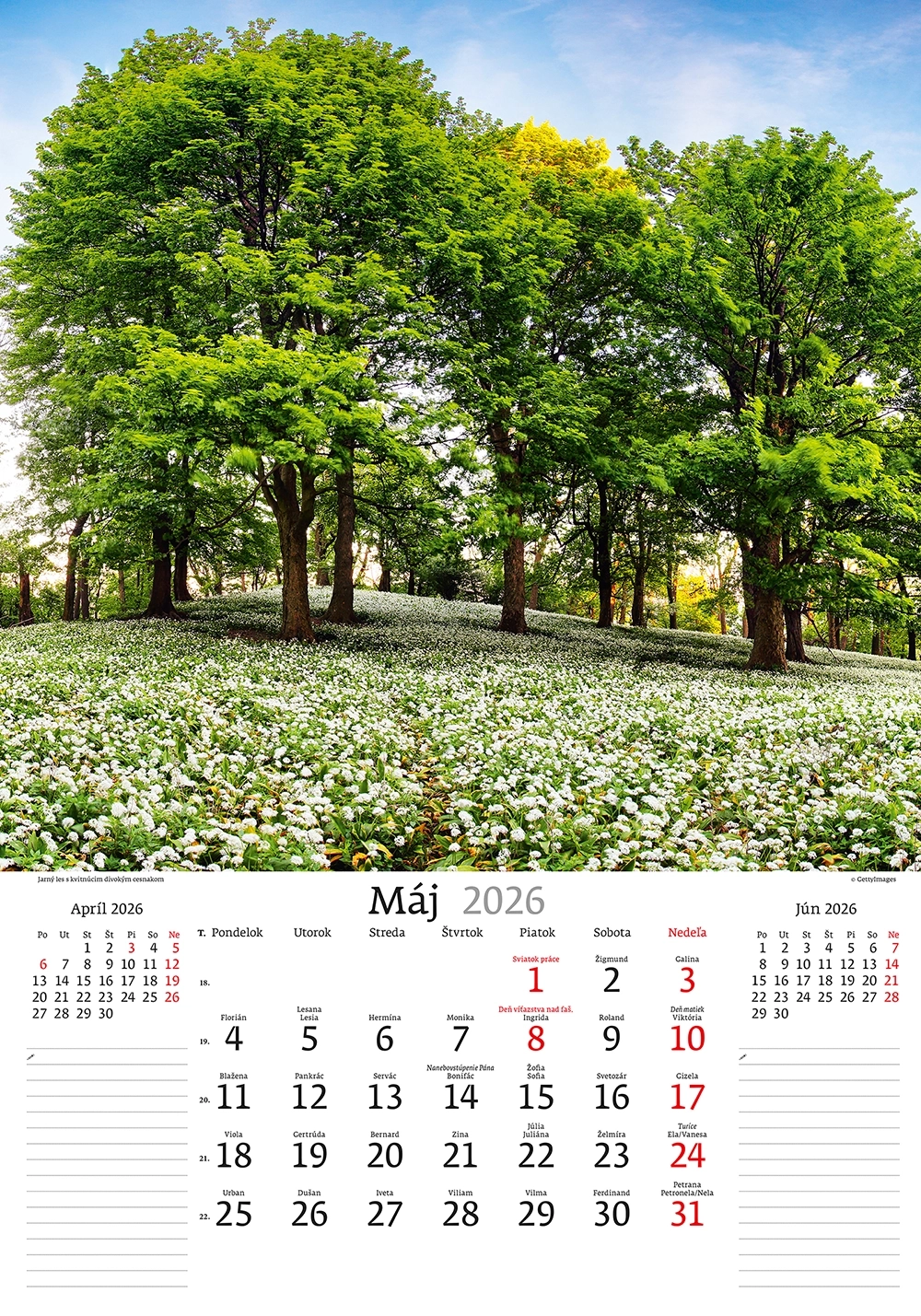 Kalendár Slovenská krajina