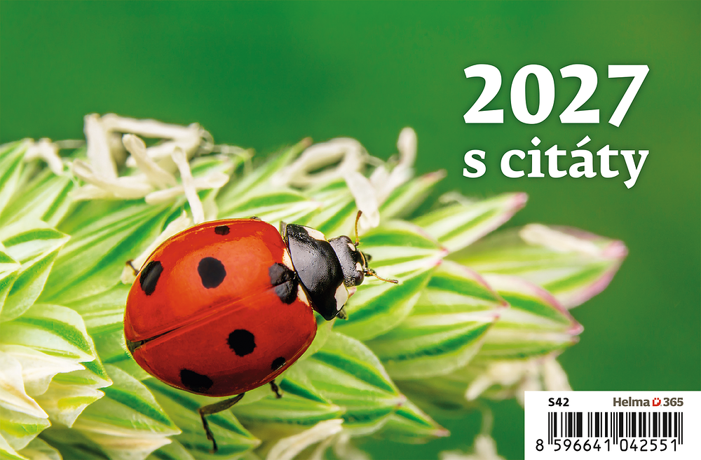 Plánovací kalendář Týdenní "S" s citáty