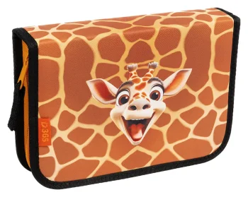 Školní penál jednopatrový Giraffe