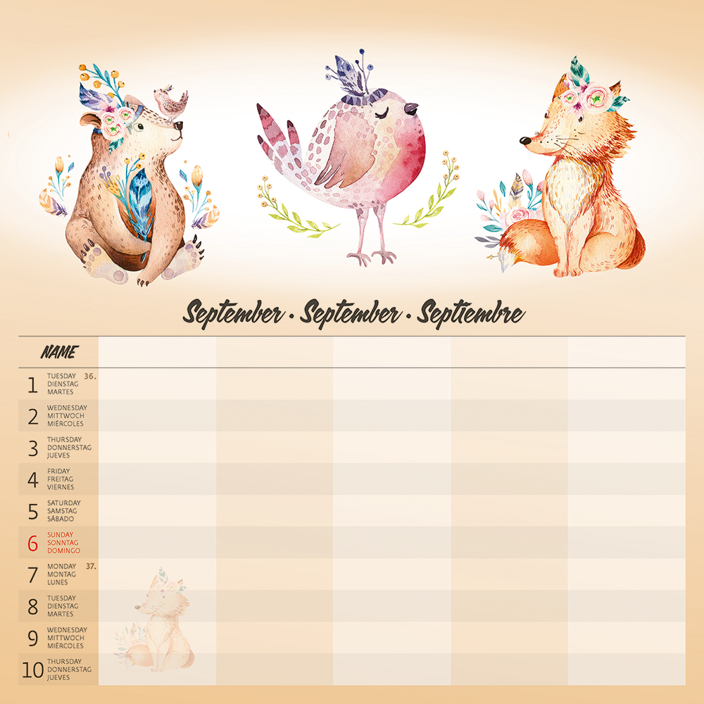 Kalendár Family Planner