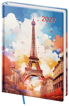 Denní diář A5 Vario Lyra Paris