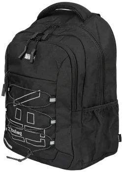Černý batoh Baggo Brisk Bubag Black-VZOR-LIDA